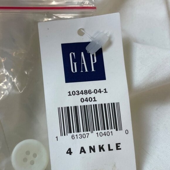 Gap Women's White Ankle Dress Pants Sz 4 - NWT - Picture 6 of 7
